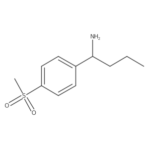 (S)-1-(4-(Methylsulfonyl)phenyl)butan-1-amine hcl结构式