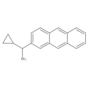 (1S)-2-Anthrylcyclopropylmethylamine Structure