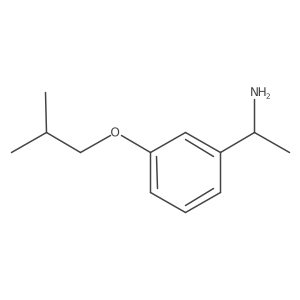 (S)-1-(3-Isobutoxyphenyl)ethylamine Structure