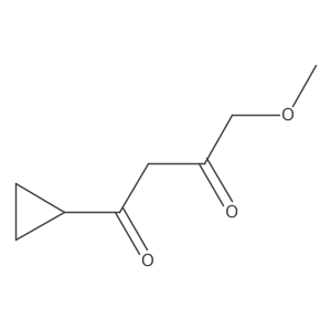 1-Cyclopropyl-4-methoxybutane-1,3-dione Structure