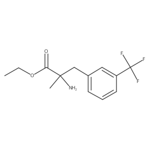 Alanine, 2-methyl-3-(M-trifluoromethylphenyl), ethyl ester结构式