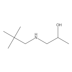 1-[(2,2-Dimethylpropyl)amino]propan-2-ol Structure
