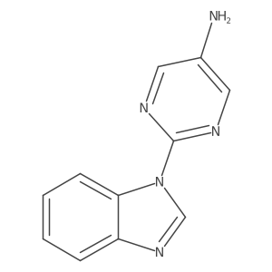 2-(1h-1,3-Benzodiazol-1-yl)pyrimidin-5-amine Structure