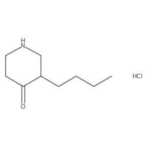 3-Butylpiperidin-4-one hydrochloride Structure
