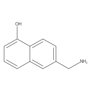 2-(Aminomethyl)-5-hydroxynaphthalene结构式