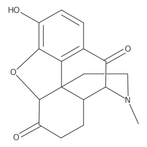 (4S,7aR,12bS)-9-hydroxy-3-methyl-2,4,4a,5,6,7a-hexahydro-1H-4,12-methanobenzofuro[3,2-e]isoquinoline-7,13-dione Structure