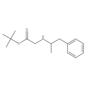 Tert-butyl 2-[(1-phenylpropan-2-yl)amino]acetate结构式