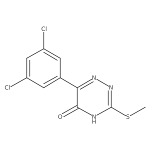 6-(3,5-Dichlorophenyl)-3-(methylthio)-1,2,4-triazin-5-ol结构式