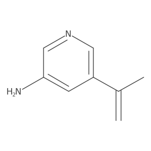 5-(Prop-1-en-2-yl)pyridin-3-amine Structure
