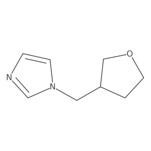 1-[(oxolan-3-yl)methyl]-1H-imidazole结构式
