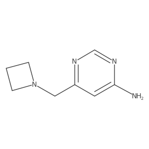 6-Azetidin-1-ylmethylpyrimidin-4-ylamine Structure