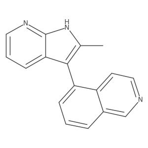 5-(2-methyl-1H-pyrrolo[2,3-b]pyridin-3-yl)isoquinoline Structure