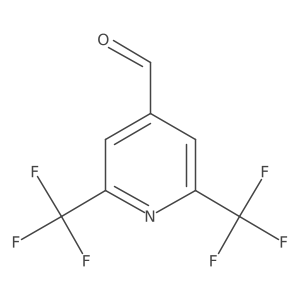 2,6-Bis(trifluoromethyl)isonicotinaldehyde Structure
