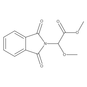 Methyl 1,3-dihydro-I+/--methoxy-1,3-dioxo-2H-isoindole-2-acetate结构式