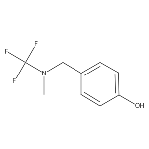 4-((Methyl(trifluoromethyl)amino)methyl)phenol Structure