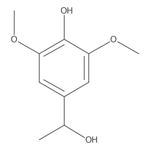 (r)-4-(1-Hydroxyethyl)-2,6-dimethoxyphenol Structure