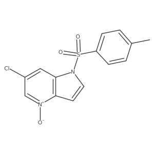 6-chloro-1-tosyl-1H-pyrrolo[3,2-b]pyridine-4-oxide Structure