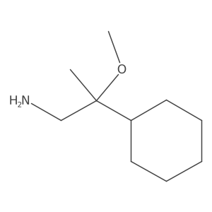 2-Cyclohexyl-2-methoxypropan-1-amine结构式