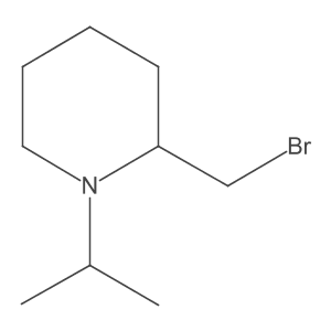2-(Bromomethyl)-1-(propan-2-yl)piperidine结构式