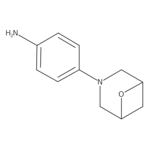 4-(6-Oxa-3-azabicyclo[3.1.1]heptan-3-yl)aniline Structure