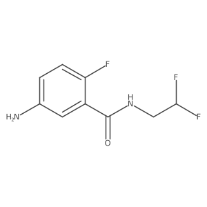 5-Amino-N-(2,2-difluoro-ethyl)-2-fluoro-benzamide Structure