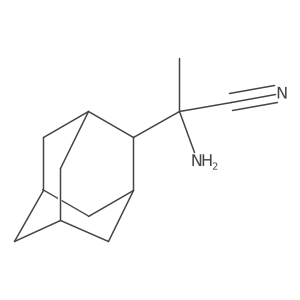I+/--Amino-I+/--methyltricyclo[3.3.1.13,7]decane-2-acetonitrile结构式