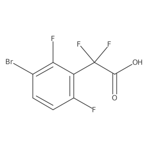 2-(3-Bromo-2,6-difluorophenyl)-2,2-difluoroacetic acid Structure