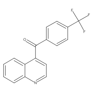 4-(4-Trifluoromethylbenzoyl)quinoline结构式
