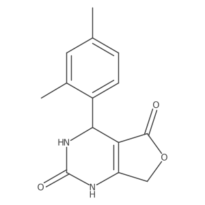 4-(2,4-Dimethylphenyl)-3,4-dihydrofuro[3,4-d]pyrimidine-2,5(1H,7H)-dione结构式