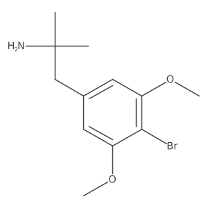 1-(4-Bromo-3,5-dimethoxyphenyl)-2-methylpropan-2-amine结构式