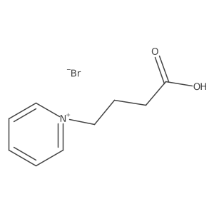 1-(3-Carboxypropyl)pyridin-1-ium bromide结构式