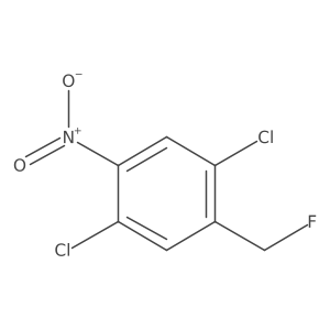 1,4-Dichloro-2-fluoromethyl-5-nitrobenzene结构式