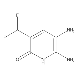 5,6-Diamino-3-(difluoromethyl)pyridin-2-ol Structure