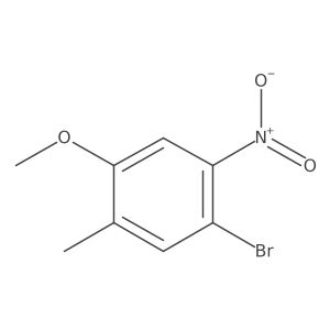 1-bromo-4-methoxy-5-methyl-2-nitro-benzene Structure