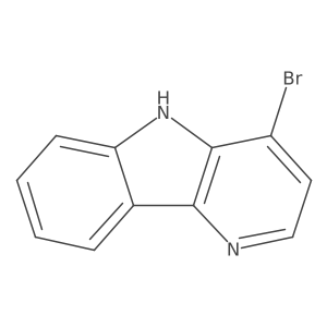 4-Bromo-5H-pyrido[3,2-b]indole结构式