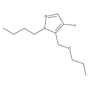 1-butyl-4-iodo-5-(propoxymethyl)-1H-pyrazole Structure