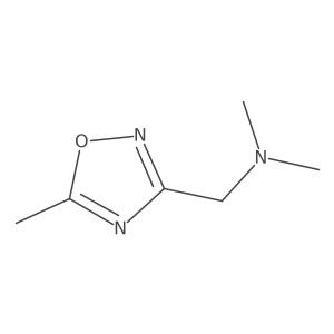 Dimethyl[(5-methyl-1,2,4-oxadiazol-3-yl)methyl]amine Structure