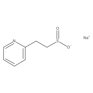 Sodium 2-(pyridin-2-yl)ethane-1-sulfinate结构式