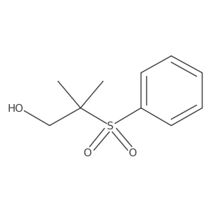 2-(Benzenesulfonyl)-2-methylpropan-1-ol Structure