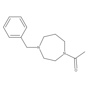 1-(4-Benzyl-1,4-diazepan-1-yl)ethan-1-one结构式