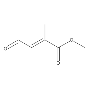 Methyl (2E)-2-methyl-4-oxo-2-butenoate Structure