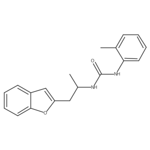 1-(1-(Benzofuran-2-yl)propan-2-yl)-3-(o-tolyl)urea Structure