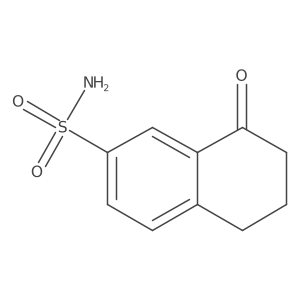 8-Oxo-5,6,7,8-tetrahydronaphthalene-2-sulfonamide Structure