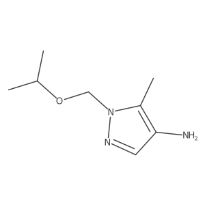 5-methyl-1-[(propan-2-yloxy)methyl]-1H-pyrazol-4-amine Structure