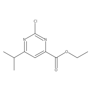 Ethyl 2-chloro-6-isopropylpyrimidine-4-carboxylate Structure