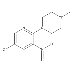 1-(5-Chloro-3-nitropyridin-2-yl)-4-methylpiperazine Structure