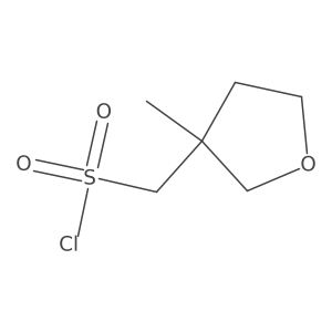 [(3S)-3-methyloxolan-3-yl]methanesulfonyl chloride Structure