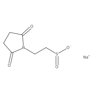 Sodium 2-(2,5-dioxopyrrolidin-1-yl)ethane-1-sulfinate结构式