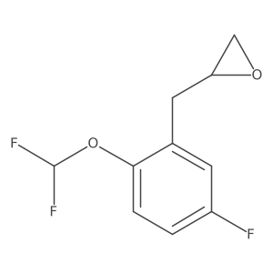 2-{[2-(Difluoromethoxy)-5-fluorophenyl]methyl}oxirane Structure