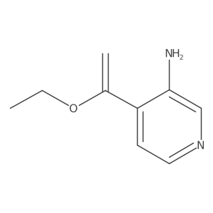4-(1-Ethoxyethenyl)pyridin-3-amine结构式